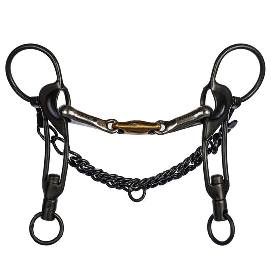 Black cheek shank bit – medium – square