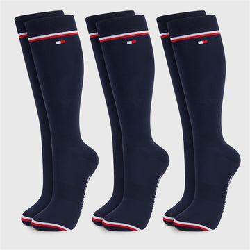 Byron Riding Socks 3-pack 004 Desert sky 35/38