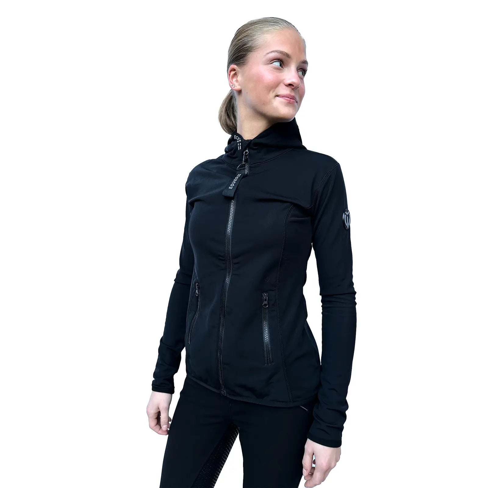 Athletic Hoodie Ladies Kvartrat