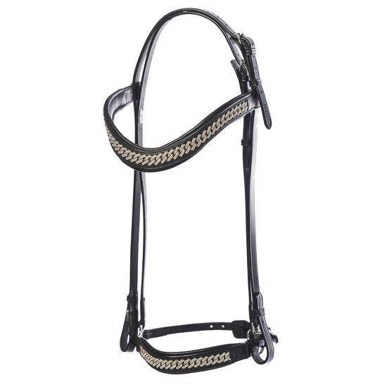 EQ20020-SI 1 Crystal Curb Bridle – Regular