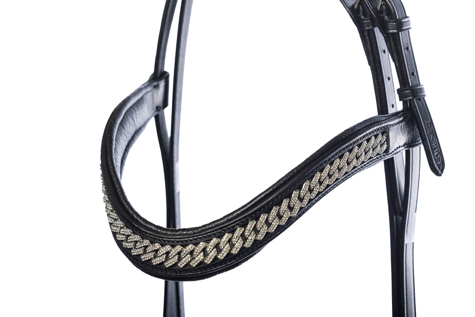 EQ290051-SI 2 Crystal Curb Bridle