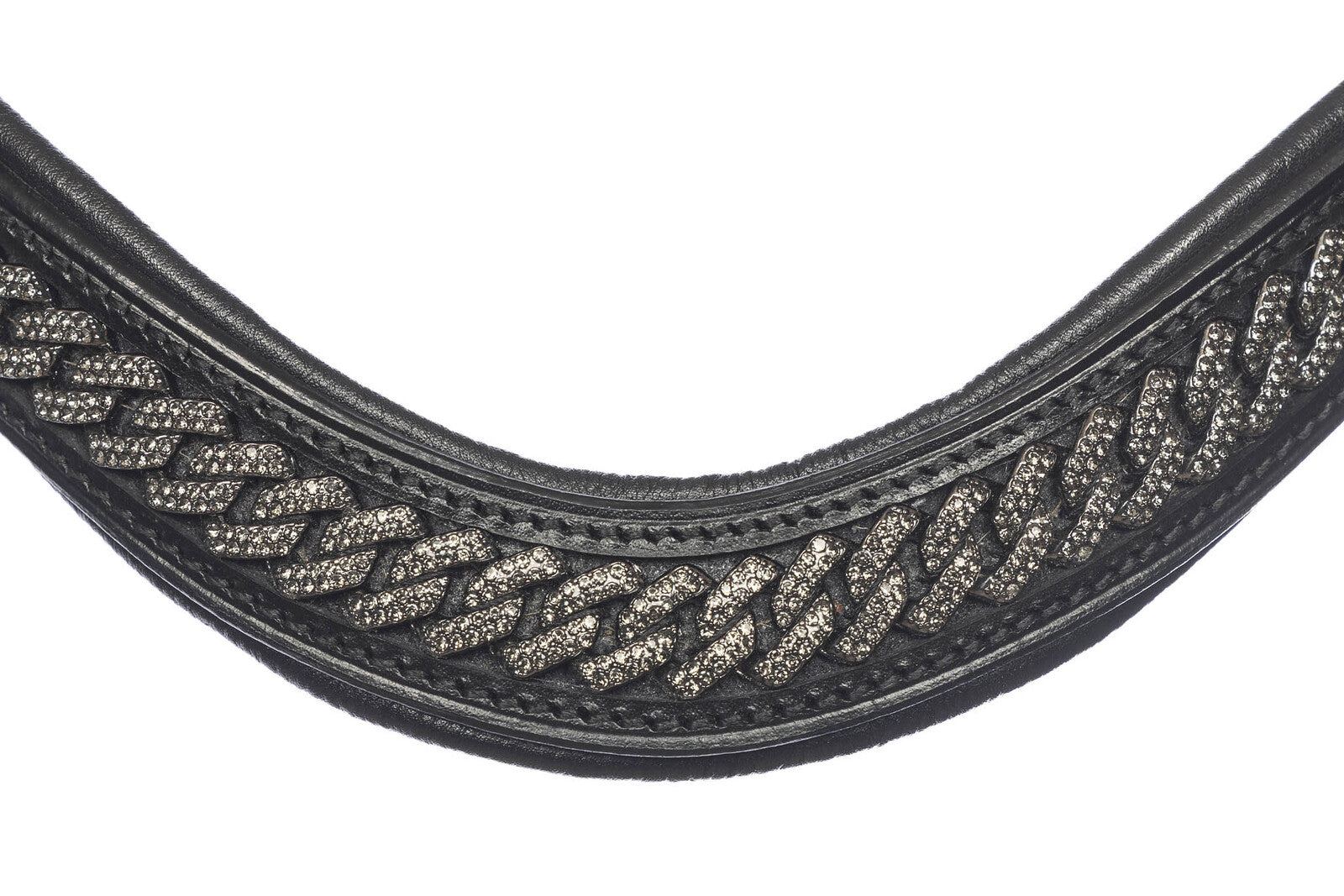 EQ290051-AN 3 Crystal Curb Bridle