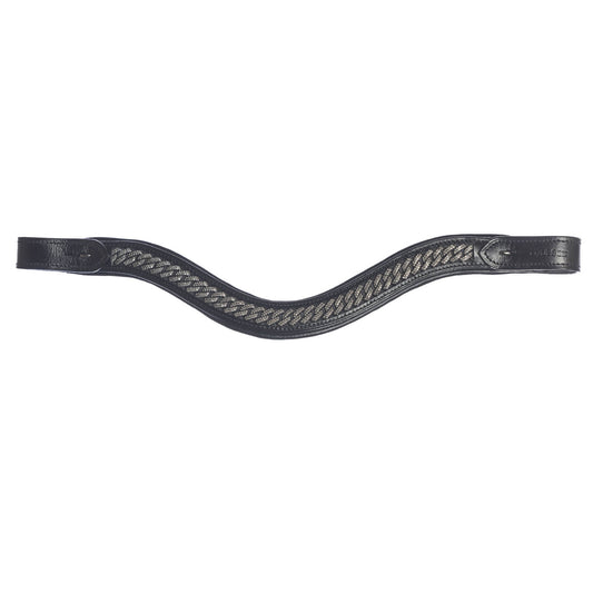 EQ31W09-AN_Wave_Browband_with_Crystal_Curb_Anthracite