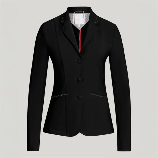 Costa Woman Rhinestone Show Jacket 003 Black Large