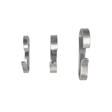 Curb chain hooks