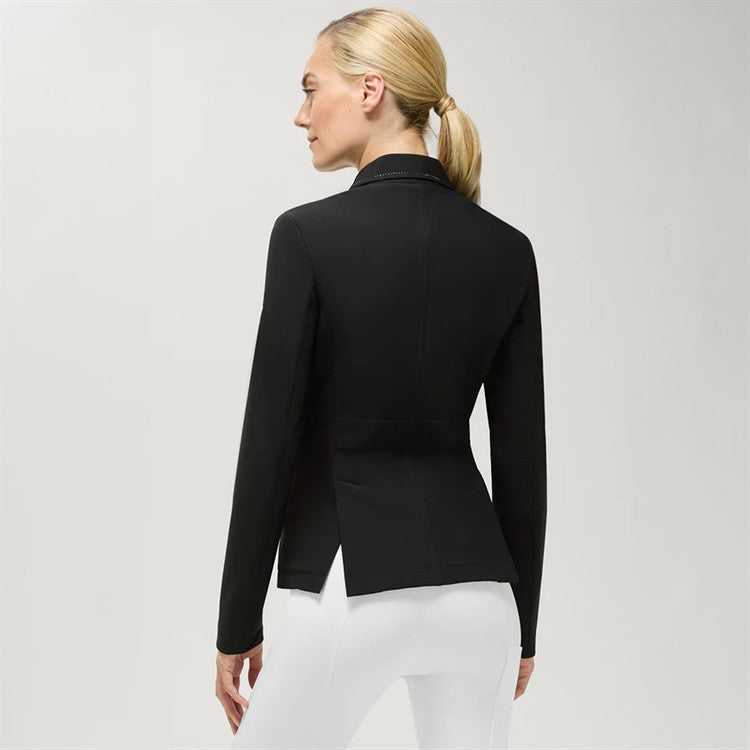 Costa Woman Rhinestone Show Jacket 003 Black Medium