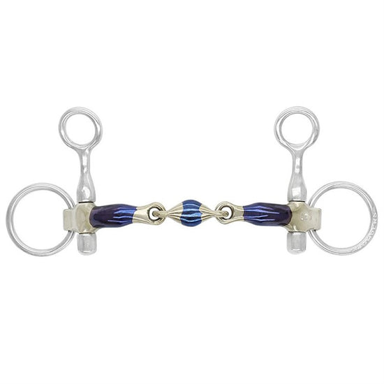 Drop cheek loose ring, Snaffle