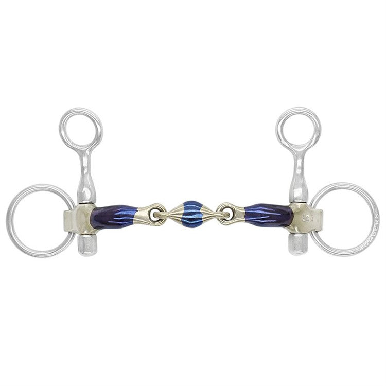Drop cheek loose ring, Snaffle