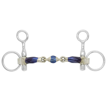Drop cheek loose ring, Snaffle