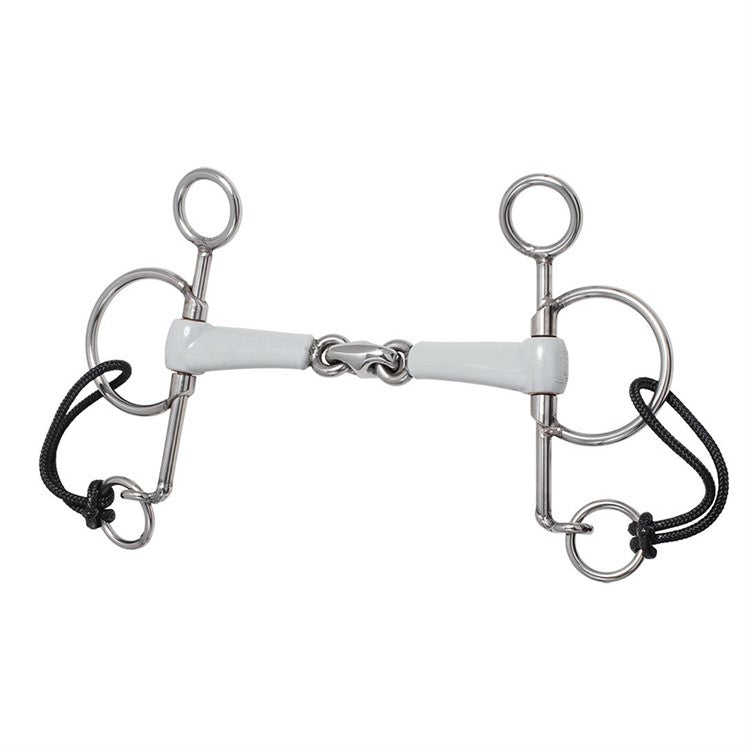 Pelham w hooks, Double jointed, short shank