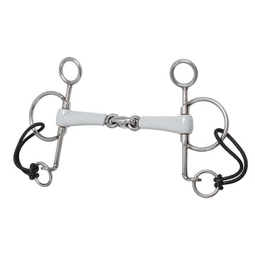 Pelham w hooks, Double jointed, short shank