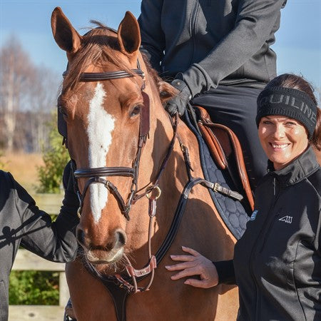 Kort elastisk martingal öppningsb. ringar mässing