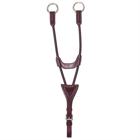 Kort elastisk martingal öppningsb. ringar silver