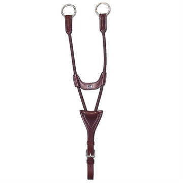 Kort elastisk martingal öppningsb. ringar silver