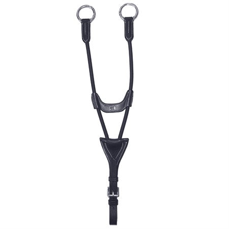 Kort elastisk martingal öppningsb. ringar silver